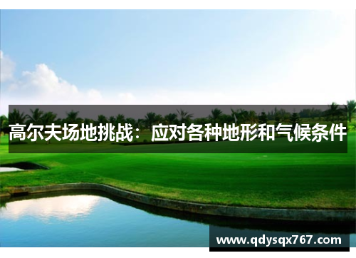 高尔夫场地挑战：应对各种地形和气候条件